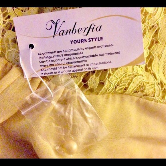 Vanberfia Chiffon Patchwork Dress Size L - Picture 7 of 8